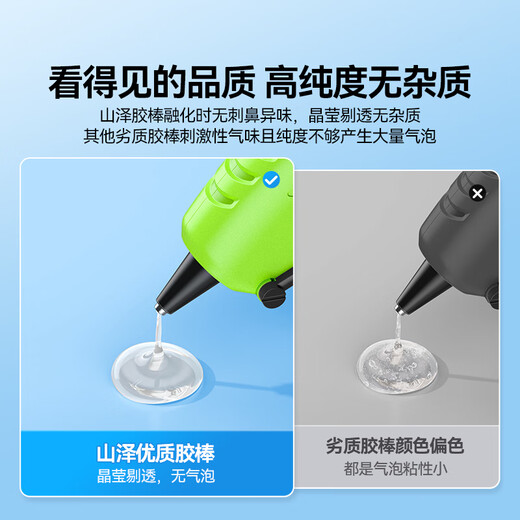 Shanze Hot Melt Glue Stick Glue Gun Glue Strip Home Handmade DIY Glue Stick 20 Pack 11*200mm WJ-RT20