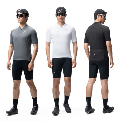 
ROCKBROS cycling suit shorts shorts men's breathable highway mountain bike sports top summer Landi-dark gray XL