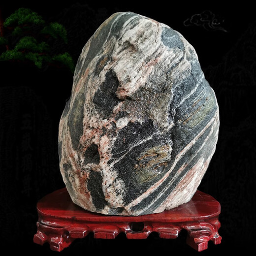 Auténtica piedra de Taishan ganan Dang Interior y al aire libre Taishan Taishan Auténtico Backing Stone Landscape Stone Housevolts Gray Light Grey 16854