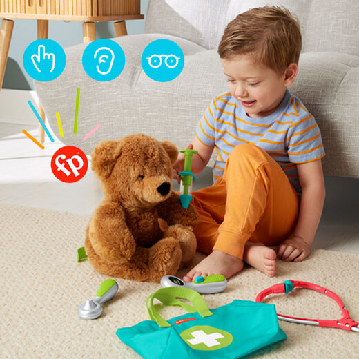 Wechsel zu einem neuen kleinen Arzt Kinderhausspiel Spielzeugset Early Education Simulation Medizinisches Rollenspiel Little Doctor Set Y26