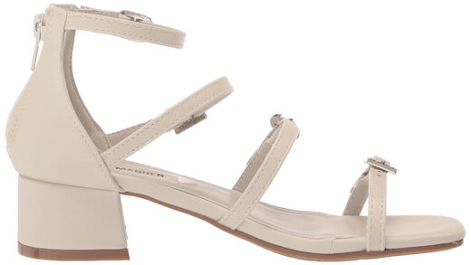 Steve Madden Girls Tarly, Bone White Bone White 5 Big Kid