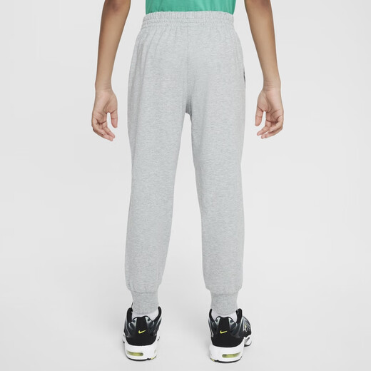 
Nike knitted trousers for children for autumn boys cone knitted cotton sweatpants official NIKE CLUB HM9272 063 color-setting dark gray 120 M
