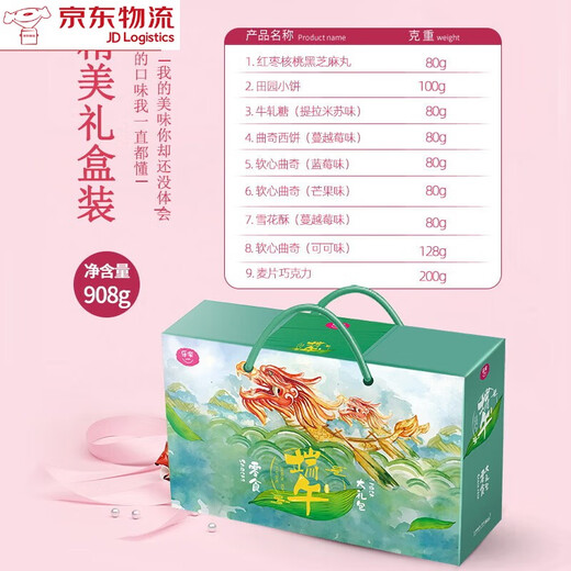 Bolele Lelenai Internet Promi Snack Geschenkbox Süße Essen Kombination Lexiang Familienfoto Geschenkpack Neujahrswaren 1048g