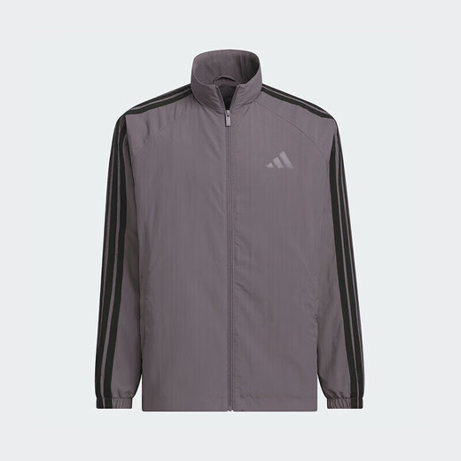Adidas Herrenkleidung 2025 Frühling neuer Sportbekleidung gewebt atmungsaktiven Standkragen Herrenjacke KC3893 2xl