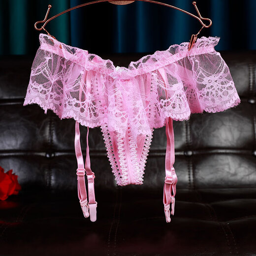 Japanische sexy spitze tangmänner mit jJ Unterwäsche sexy transparent niedrige Taille ohne Markierungen auf der Versuchung Unterwäsche weiße JJ-Öffnung [100-160jin [Jin gleich 0,5 kg]]
