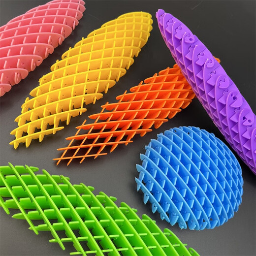 MPPMCK3D DESCompresión Deformación telescópica Network Elastic Internet Celebrity Funny Gadget Gadget Creative Pressing Pinch y Tits Toy 12 cm Colorida Network Elastic 2 (color no repetido)
