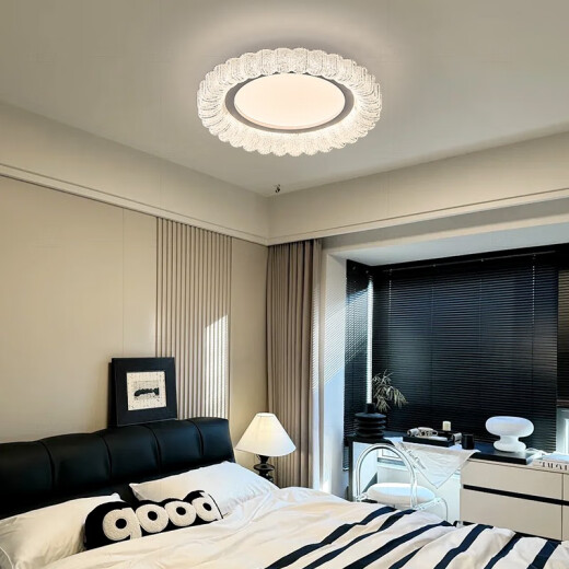 Opcle 2025 Nouveau plafond de chambre à coucher complet 2025 Nouveau étude de chambre principale minimaliste minimaliste moderne lampe ronde 0W 0w 0 interne 0lm 9767-full Spectre-