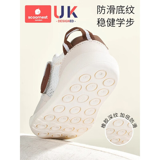 Kechao Baby Sandals Summer Boys' Mesh Breathable Infant Toddler Shoes Girls' Functional Shoes 1-2 3 Years Old Wiki White Summer Mesh Style 13 Inner Length 11.5cm Suitable for Feet Length Around 11cm