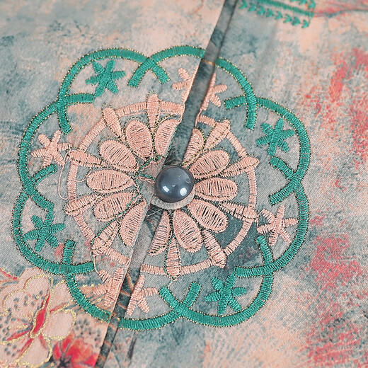 孜颜老年人女装夏装妈妈套装6到80岁中老年夏季新短袖两件套奶奶衣服 F6626绿色【套装】 3XL 【115-130斤】