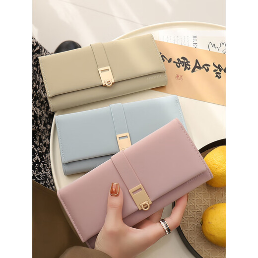 CASA-KUPSCK2025 Spring New Large Capacity Fashion Multi-Card Anti-Magnetic Coin Wallet Long Girls Gift Card Pack Integrated Green