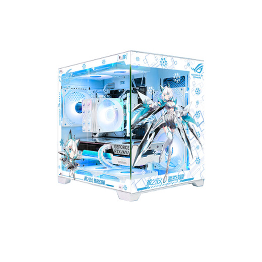 ASUS Core i5 14600KF/RTX5060Ti 16G gaming e-sports desktop computer designer live video editing AI host water-cooled DIY assembly machine i5 14600KF/16G/1T solid state/no graphics card