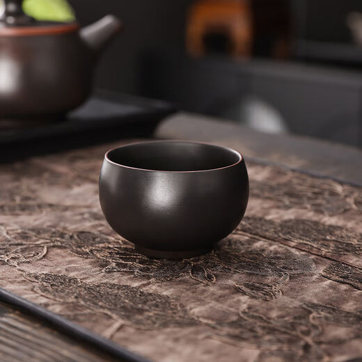 Zhexuan Purple Pottery Household Kung Fu Tea Maker Set Tea Cup Fengming Teapot Rotating Gift Box Practical Gift for Elders