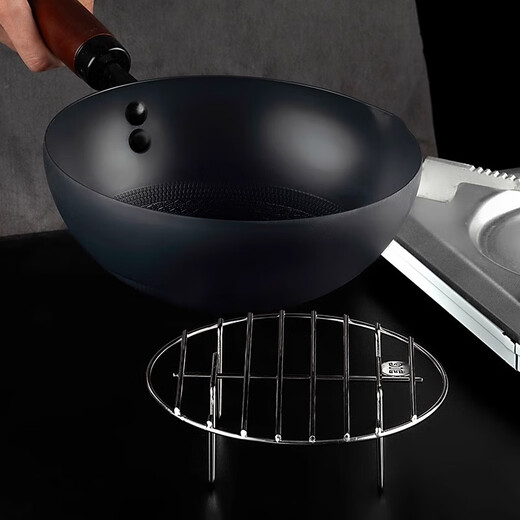 Onlycook316 stainless steel household steamed bun steaming vegetable grate rice cooker water-proof steaming sheet-316 steaming rack high feet 14cm