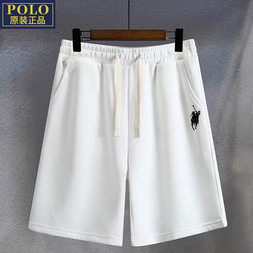 POLO SPORT American Ralph Lauren Summer Thin Teenagers Stretch Loose Shorts Elastic Belt Quarter Pants Casual Pants Men 777-Shorts-Q1 Khaki 3XL Recommended 170-190Jin Jin is equal to 0.5 kg