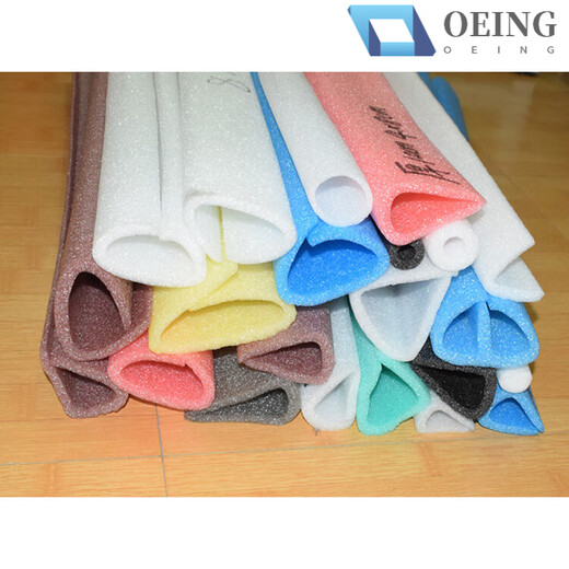 珍珠棉epe包装材料移门窗U型护角办公家具包边防撞抗震环保泡沫棉 厚10mm内宽80mm边高60(288米)