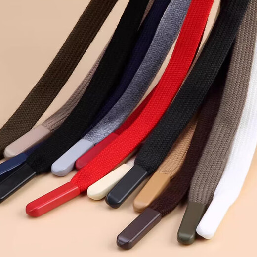 Pants drawstring waistband black lace sweatshirt hat flat rope trouser cord men's and women's sports pants belt black 1 piece free stringer