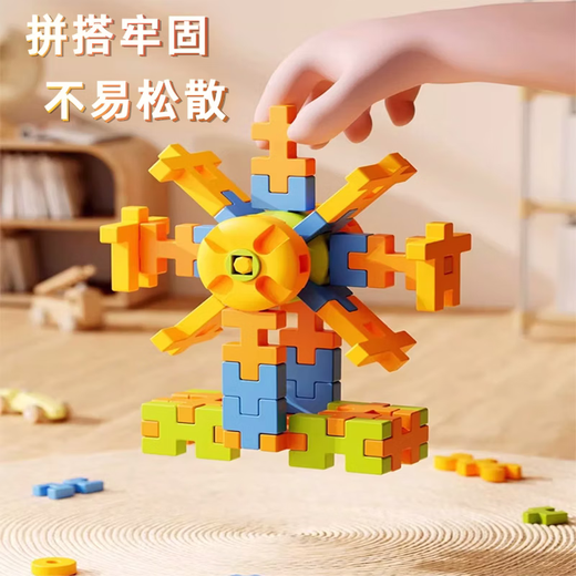 Holy STONE soft building blocks with large particles that can be chewed children's educational toy boys 1-3 years old assembled building block bucket birthday gift 105pcs+upgraded storage bucket+game manual 2-5 years old 2025 popular new building blocks for girls