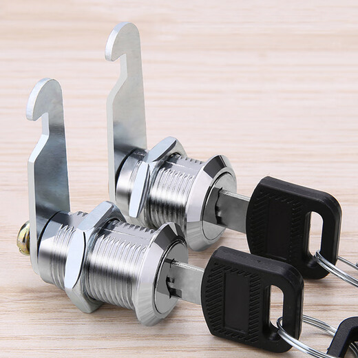 Chuke File Cabinet Lock Cylinder Mailbox Lock Turn Bolt Lock Drawer Lock Locker Door Lock 20mm Single Open (5 Pack)