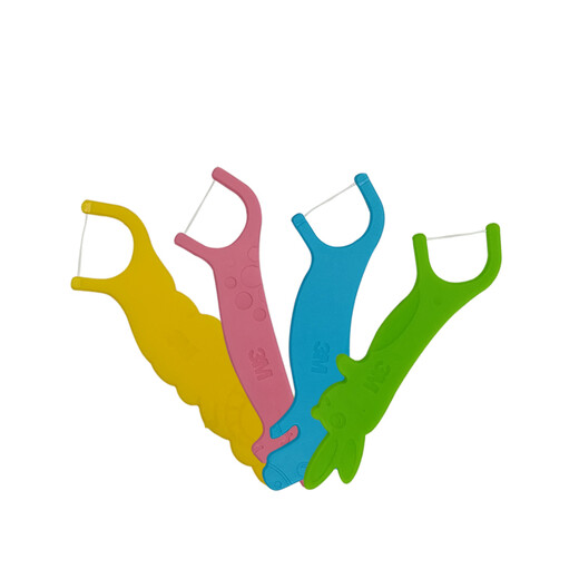 3M children's dental floss picks for dental floss for children 3-6 years old and 6-12 years old (38 pieces/bag)*2 pack