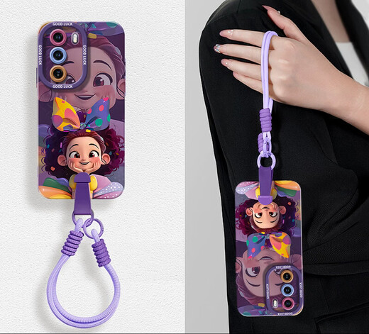 La princesse Linyan convient à l'étui de téléphone mobile OPPORENO12 Reno13pro New Reno9 Silicone 7SE Liquid Rone8por All-incluse Oppo Soft Reno6 Femmes 0pp0 Anti-Fall 5pro Solid Angel Eyes - Antique White - NM13782 Cute Princess Opp Opp Opps