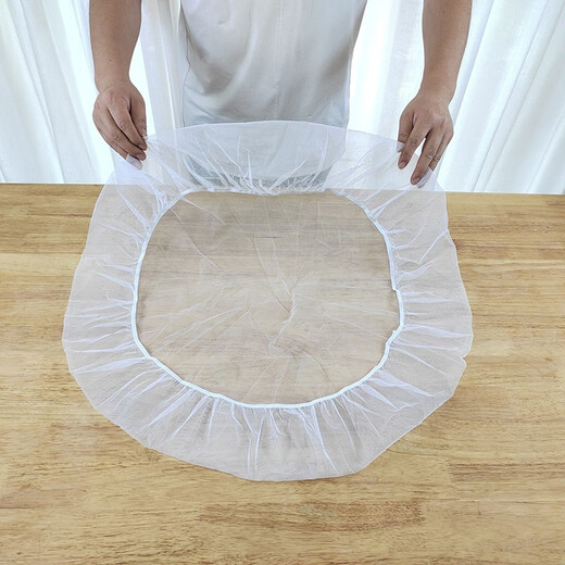 Kunsui stewed cooking barrel mesh cover to prevent mosquitoes, easy to clean, dustpan, sauce jar, round barrel, square plate, breathable food cover, vegetable cover, round 2 pieces, suitable for diameter 50-60cm