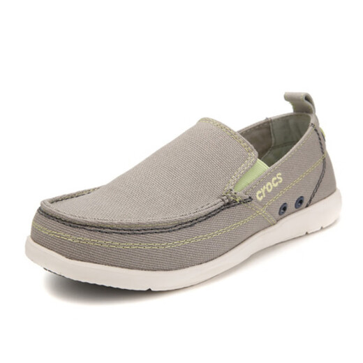 Karochi men's shoes Vollu canvas shoes low top one foot lazy casual flat bottom driving cloth shoes men graphite 43 (270mm) 43.5 has been merged to 43