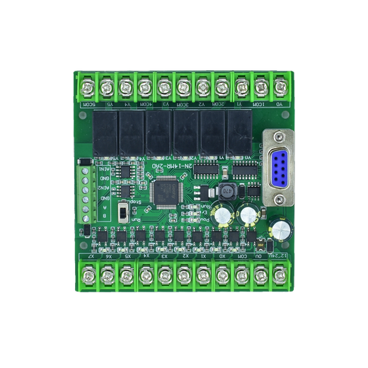 Domestic plc industrial control board programming controller fx2n-10/14/20/24/30/mr/mt with 485 analog without 485 single board FX2N-10MR