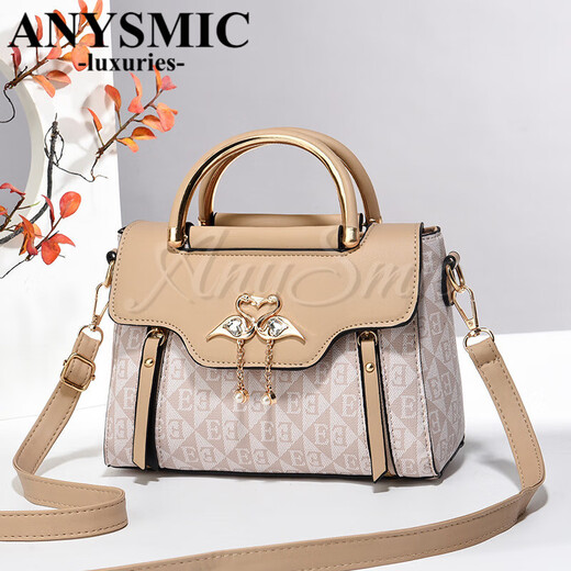 ANYSMIC奢侈高端品牌包包女包2025新款时尚洋气斜挎包韩版单肩感小方包 蓝色