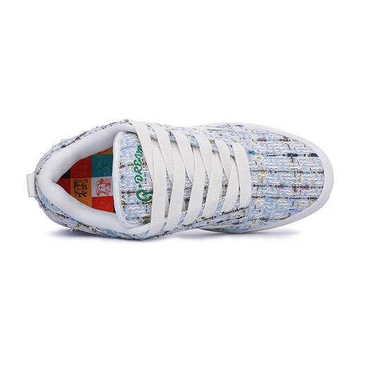 Lightning X Storm Picasso Gemälde gemeinsam von Blitzmännern und Frauenschuhen Rache Sturm kleine Duftbrotschuhe Erhöhung Paar Skateboardschuhe LS-699 JIANSHI BLUE 41