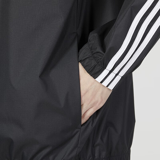 Adidas Sports Set Men 2024 Autumn New Fashion Fashion Chaqueta con capucha de tres triples Pantalones tejidos de los pantalones casuales IB0384+IB5012 2XL