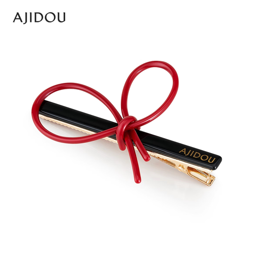 AJIDOU duckbill clip bow headband fashion trend versatile high elastic hairpin hair accessories side clip birthday