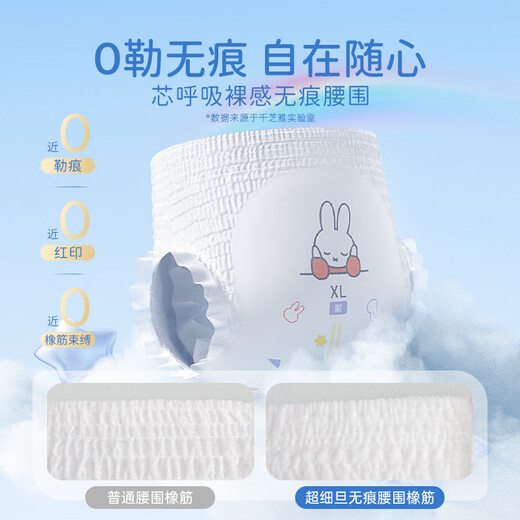 solove米菲芯呼吸透气拉拉裤XXXXL54片(≥19kg)加大码婴儿尿不湿箱装