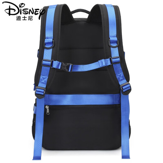 Disney Junior High School School Bag Boys 2025 Nuevo estudiante de la escuela primaria Mochila Grado 3, 4, 5 y 6 Campus Boys Shoulder Liel Capacidad 12045 Set actualizado Cool Black + Sneakers de 6 piezas