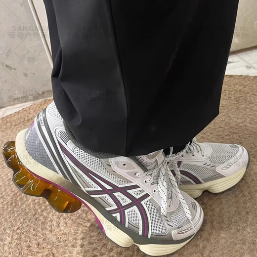 亚瑟士（asics）Kinetic Fluent春夏百搭GEL缓震跑步鞋男女同款休闲鞋 1203A591-101白银色 25 36