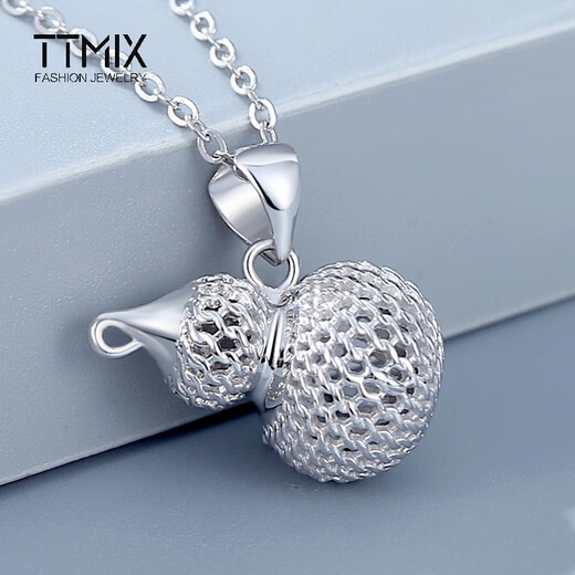 TTMIX women's pt950 platinum pendant hollowed out gold gourd fashion pendant for girlfriend large size 5.1-5.3g