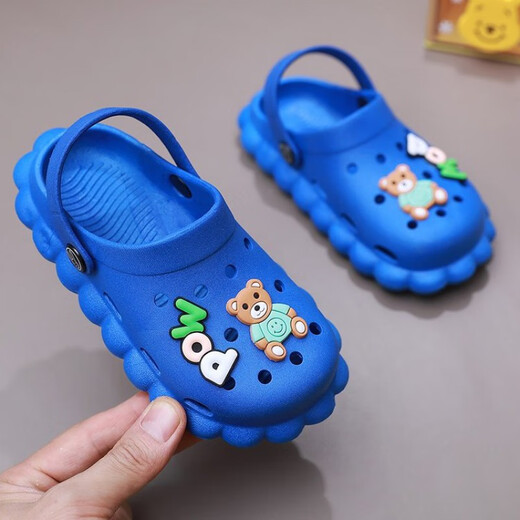 Croton Croton Children's Indoor Anti-Odor Sole épaisse semelle mignonne Cave Cartoon Internet Celebrity Ins Baotou Outdoor Pink 21