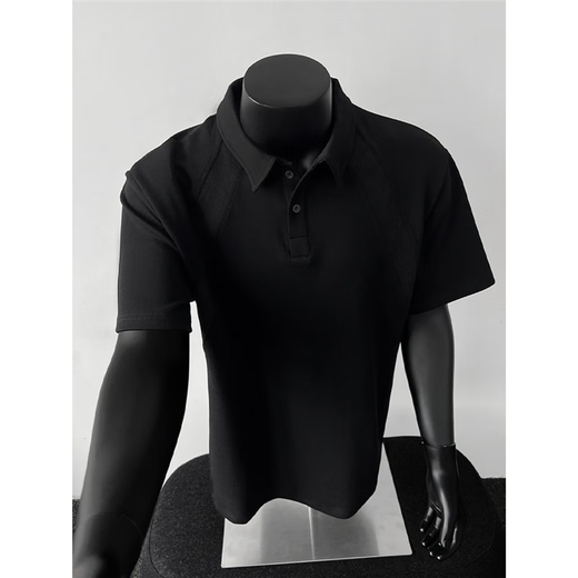 Fengfeng Space Cotton American Polo Рубашка мужская высококачественная футболка для сплайсинга в тяжелом весе Генри шейный шейный серая передняя часть плеча с коротким рукавом светло-серый [обновление] 90% покупатели выбирают 3xl Рекомендуемое 165-180jin [Jin равняется 0,5 кг]