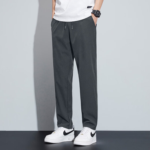 Pantalon dynamique nord (nord dynamique) pour le printemps et l'été masculin nouveau pantalon droit noir noir pour pantalon décontracté pour hommes glaciaire Sports à séchage rapide pantalon tombant 719 Style de printemps à cravate noire 3xl Convient pour 150-165 Jin [Jin est égal à 0,5 kg]