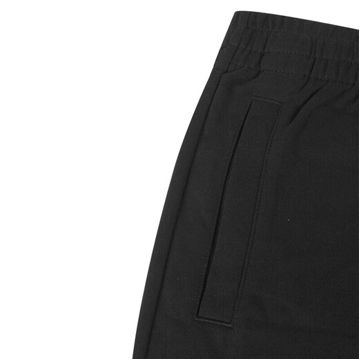 Armani (Emporio Armani) EA7 men's pants 2025 new classic micro-label casual print lightweight breathable comfortable sports pants leggings black gold S