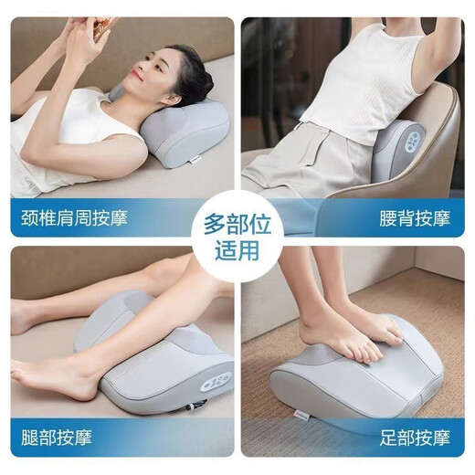 Lenovo cervical spine massager waist massager massage pillow neck shoulder neck back massage cushion neck birthday gift for parents, elders, mother-in-law, high-end and practical