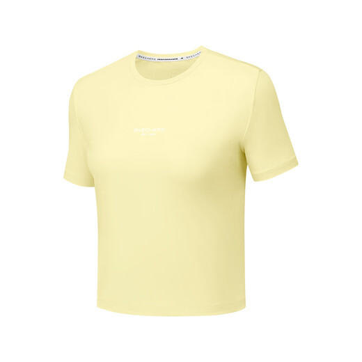 Skechers Fitness Yoga Cycling Clothes 25 New Summer Clothing Women's Small Short Sports T-Shirt Short Sleeve Pink/002M 2XL