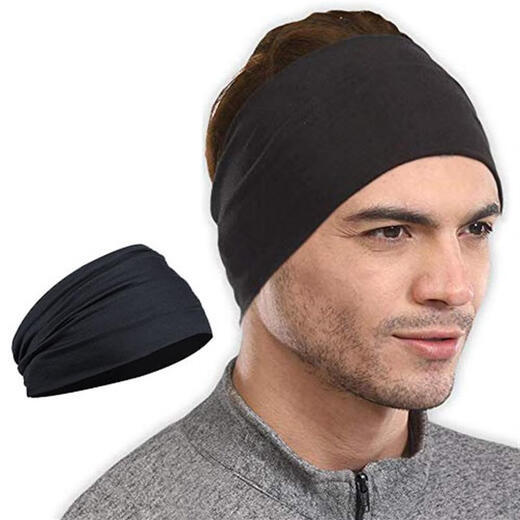 Oeing Sports Hair Band Fitness Men's Autumn and Winter Swins-Sweating Worthband ancho que corre la diadema de diadema de banda para la cabeza de cabeza de cabeza de diadema antiperspirante