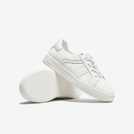 Tata White Schuhe 2025 Herbsteinkaufszentrum gleich modische Freizeitschuhe Vielseitige Frauenschuhe Neu CK701CM5 Weiß 37 37