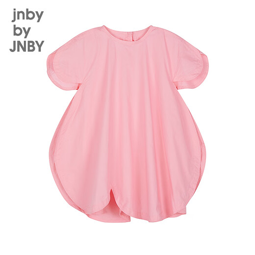 jnby by JNBY江南布衣童装全棉府绸短袖连衣裙花瓣造型夏女童儿童1O5G12170 620/樱花粉 150 cm