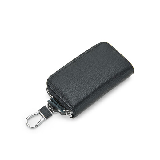 Bostanton (Bostanten) Herren-Layer-Layer Cowide Schlüsselbeutel Einfacher Kapazität Multifunktionaler Taille Hunter Hanging Cowide Key Bag Card Kartentasche