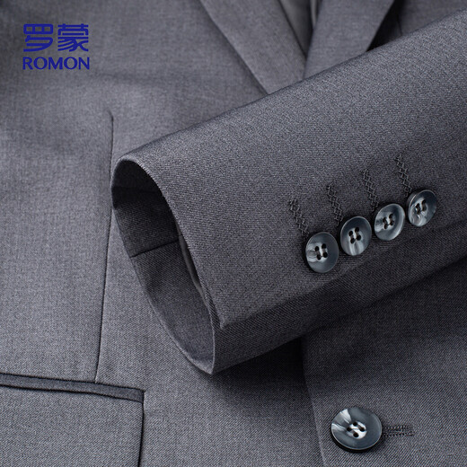 Luo Meng повседневный мужской костюм на четыре сезона, профессиональный деловой костюм, деловой костюм жениха, свадебное платье, мужской темно-синий 180A