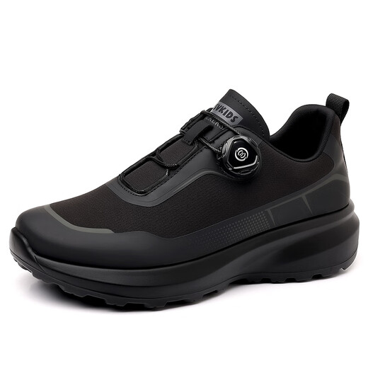 Zapatos para hombres 2025 Nuevo botón giratorio de primavera gratis suela suave de viaje al aire libre Sports y ocio de moda 3527 Negro 40
