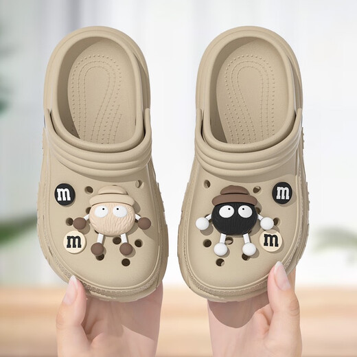 PARK XI CARTOON CARTONIR Chaussures pour enfants pour les garçons en été 2025 Nouveau style pour avoir porté des pieds non glissants et non odorants pour les filles. Modèle biaisé Beige 21 32/33 Longueur intérieure autour de CM