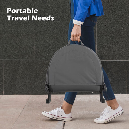 Chuangjingyixuan Class A Portable Bed-in-Bed Baby Crib Mosquito Net Cover Foldable Cover-Type Newborn Bed Bed Anti-pressure Standard Model-Anti-pressure Bed-in-Bed-Tibetan Blue-Mattress + Mosquito