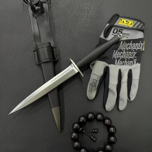 
Extreme Force Commando Outdoor Sergeant Tactical Double-Edge Straight Knife High Hardness N690 Steel Outdoor Portable Survival Knife Extreme Force FS Commando Double-Edge Steel Knife 29cm-less than 60 [Givea Tactical Knife Set]